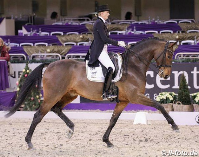 Nicole Kirschnick and Dr. Best at the 2018 Nurnberger Burgpokal Finals in Frankfurt :: Photo © LL-foto