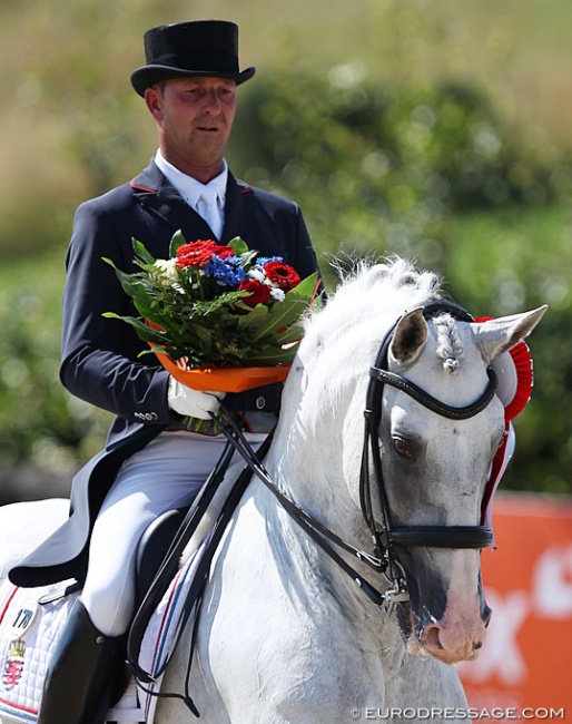 Sascha Schulz and Dragao at the 2018 CDI Leudelange in Luxembourg :: Photo © Astrid Appels