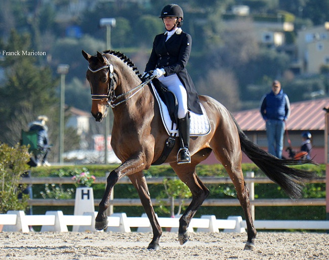 Isabelle Costantini and Fifth Avenue at the 2019 CDI Nice :: Photo © Franck Marioton