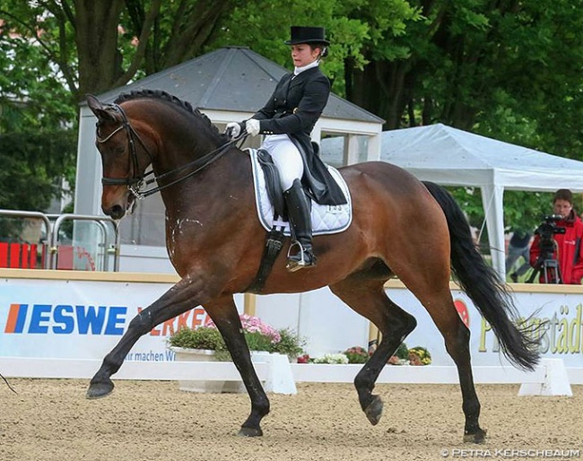 Franziska Stieglmaier and Lukas at the 2016 CDI Donaueschingen :: Photo © Petra Kerschbaum