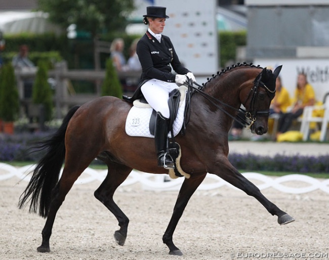 Bernadette Brune and Diary Dream OLD at the 2017 CDIO Aachen :: Photo © Astrid Appels