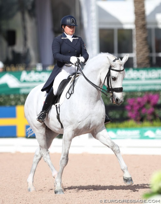 Tanya Strasser and Renaissance Tyme at the 2018 CDI Wellington :: Photo © Astrid Appels