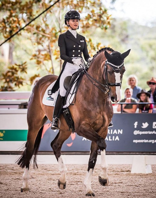 Jemma Heran and Hedelunds Mefisto at the 2019 CDI Bawley Point :: Photo © Stephen Mowbray
