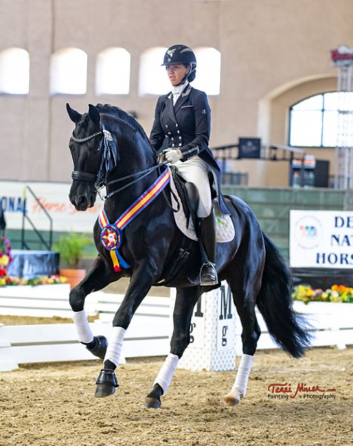 Katherine Mathews and Solière at the 2019 CDI-W Del Mar :: Photo © Terri Miller