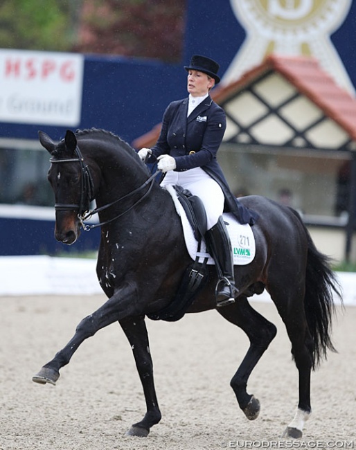 Anabel Balkenhol and Heuberger at the 2019 CDI Hagen :: Photo © Astrid Appels