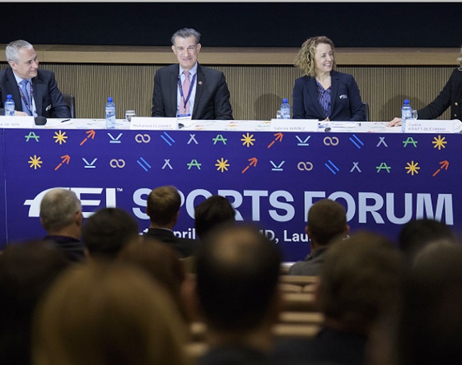 Gender equality session at the FEI Sports Forum at IMD Lausanne (SUI) :: Photo © FEi/Richard Juilliart