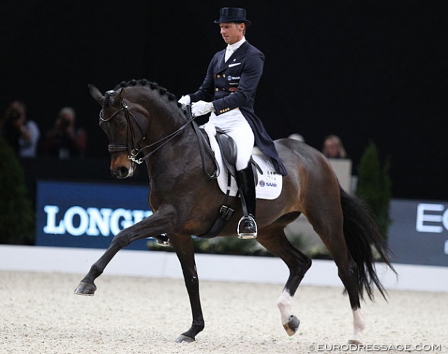 Patrik Kittel and Deja at the 2018 World Cup Finals in Paris :: Photo © Astrid Appels