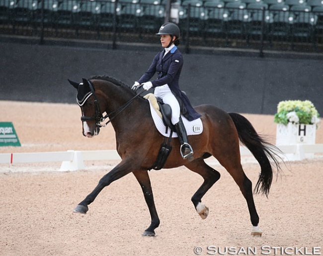 Maria Alejandra Aponte and Duke De Niro at the 2019 CDI Tryon :: Photo © Susan Stickle