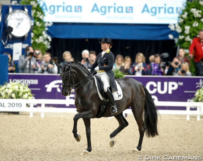 Isabell Werth wins the 2019 World Cup Finals in Gothenburg :: Photo © Dirk Caremans