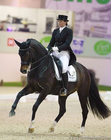 Tosca Visser and Asther de Jeu at the 2018 CDI Lier :: Photo © Astrid Appels