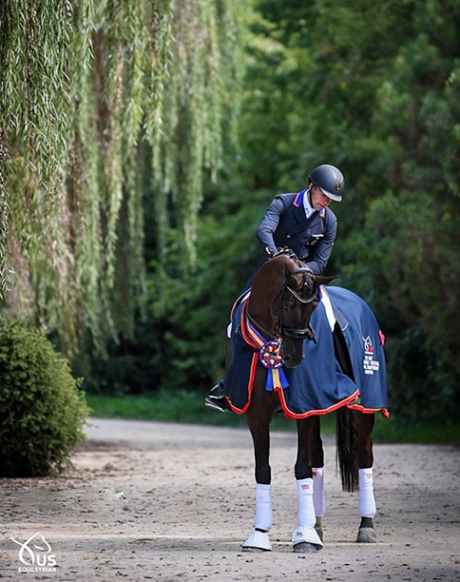 Endel Ots and Lucky Strike at the 2019 U.S. Dressage Championships :: Photo © Andrea Evans
