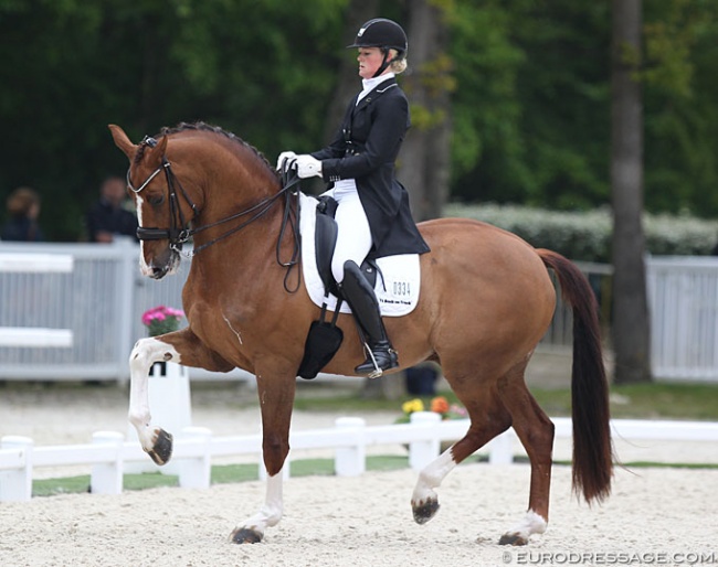 Malin Nilsson and Eddieni at the 2019 CDIO Compiègne :: Photo © Astrid Appels