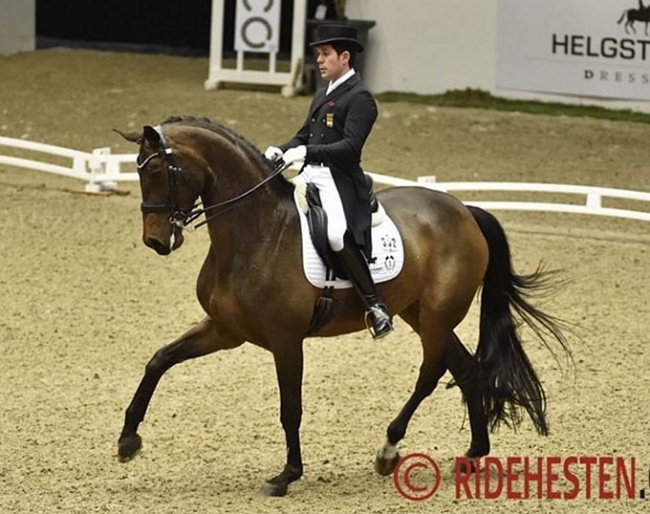 Severo Jurado Lopez and Fiontini at the CDI Herning in March 2019 :: Photo © Ridehesten