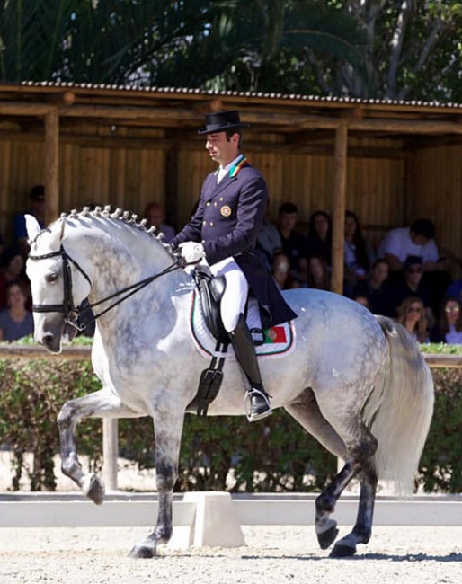 Rodrigo Torres and Fogoso win the 2019 Portuguese Grand Prix Championship at the 2019 CDI Lisbon :: Photo © Rui Pedro Godinho