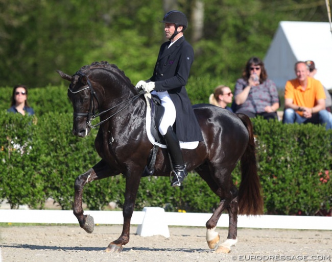 Heiner Schiergen and Aaron at the 2019 CDI Sint-Truiden :: Photo © Astrid Appels