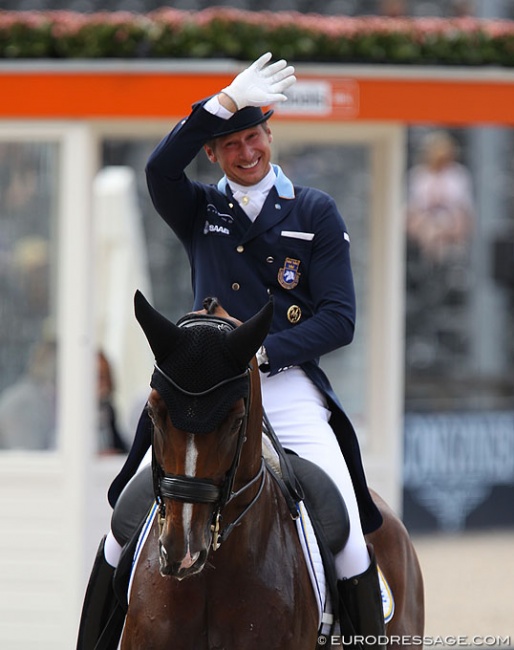 Pätrik Kittel at the 2019 European Dressage Championships :: Photo © Astrid Appels