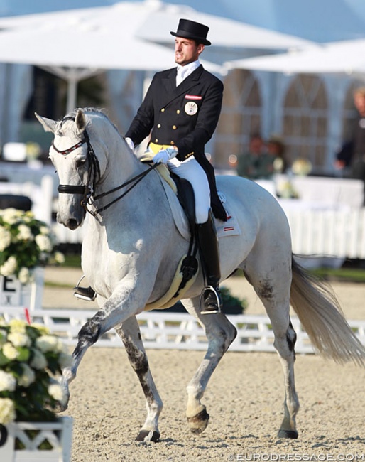 Manuel Springhetti and Mon Cherie at the 2015 CDIO Hagen :: Photo © Astrid Appels