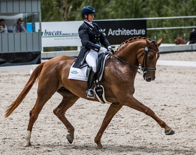 Lisa Martin and First Famous at the 2018 CDI Bawley Point :: Photo © Stephen Mowbray