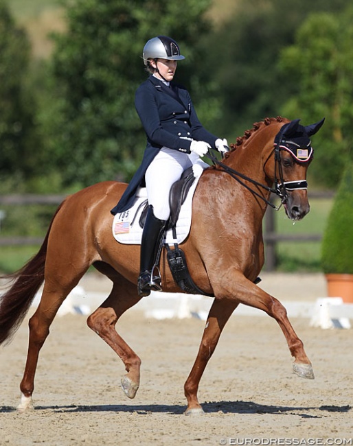 Lauren Asher and Honnerups Event at the 2018 CDI Leudelange :: Photo © Astrid Appels