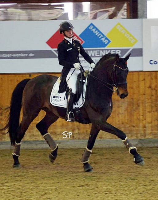 Jil Marielle Becks and Daley Thompson at the local show in Appelhülsen :: Photo © SP