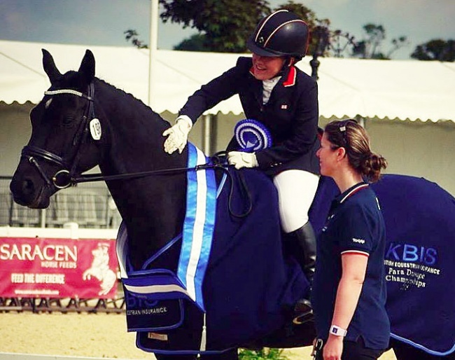 Para dressage rider Natasha Adkinson is one of five dressage riders Inducted into the 2019-2020 British Young Professional Programme
