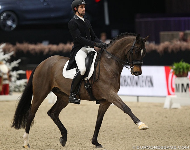 Thibault Vandenberghe and Santiago Song at the 2019 CDI-W Mechelen :: Photo © Astrid Appels