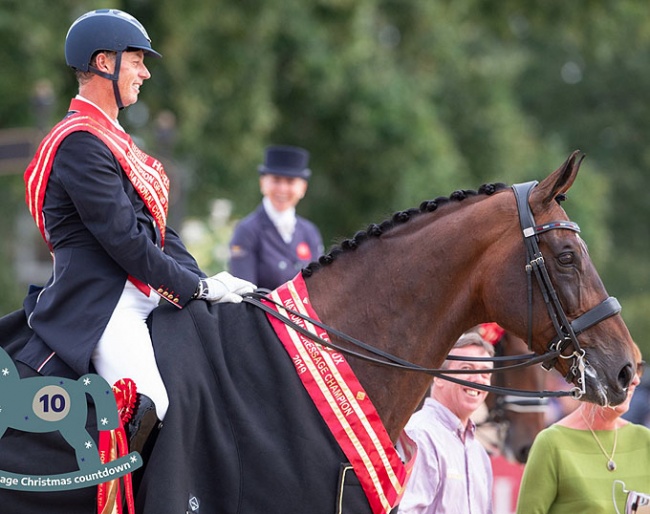 Carl Hester and Nip Tuck are the 2019 British Grand Prix Champions :: Photo © Kevin Sparrow