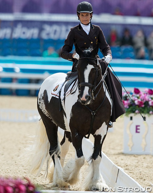Barbara Minneci on Barilla at the 2012 Paralympic Games in London :: Photo © Jon Stroud
