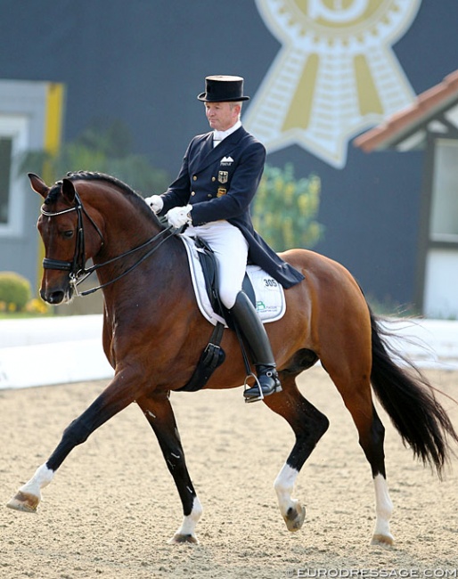 Hubertus Schmidt and Florenciano at the 2014 CDI Hagen :: Photo © Astrid Appels