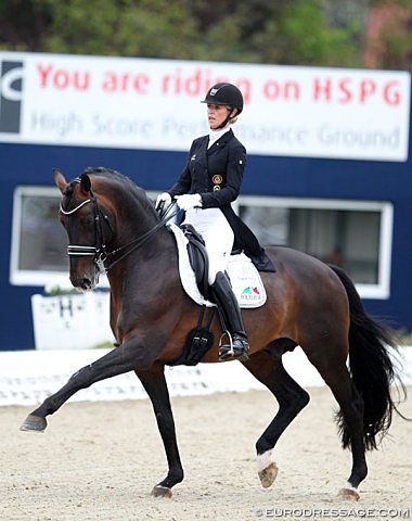 Isabel Freese and Bordeaux at the 2018 CDI Hagen :: Photo © Astrid Appels