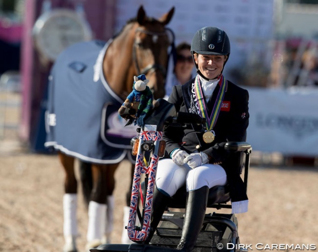 Suzanna Hext and Abira win gold at the 2017 European Para Championships in Gothenburg :: Photo © Dirk Caremans