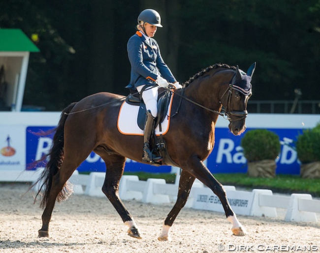 Nicole den Dulk and Wallace at the 2019 European Para Championships in Rotterdam :: Photo © Sharon Vandeput