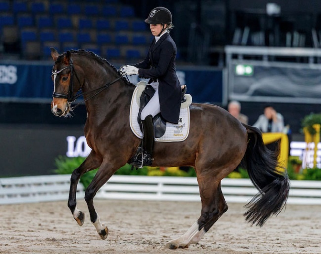 Anna Fuchs and Sympathikus at the 2019 CDI Stuttgart :: Photo © Stefan Lafrentz