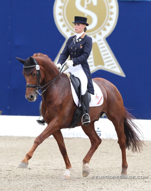 Romy Peijen and Rex at the 2011 CDIO-J Hagen "Future Champions" :: Photo © Astrid Appels