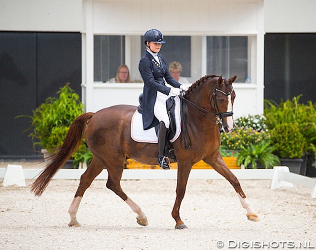 Felice Blaauw and Take it Easy at the 2018 CDI Aachen :: Photo © Digishots