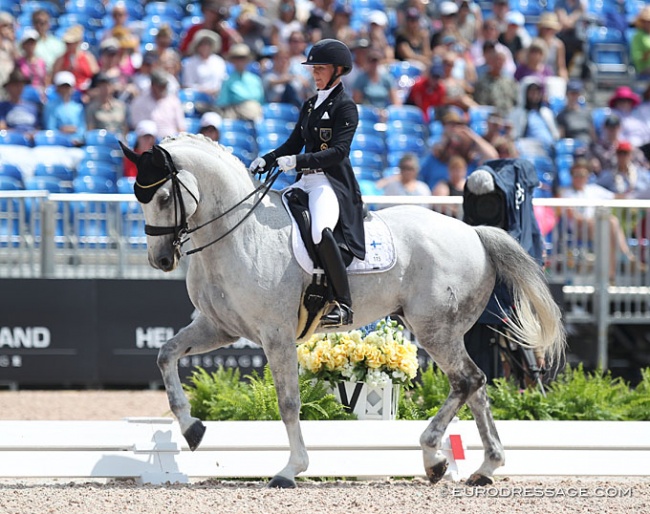 Emma Kanerva and Heartbreaker at the 2018 World Equestrian Games :: Photo © Astrid Appels