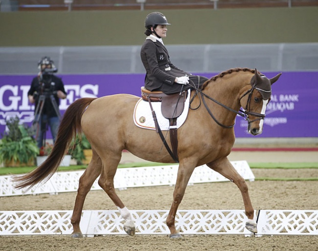 Barbara Minneci and Stuart at the 2020 CPEDI Doha :: Photo © Al Shaqab