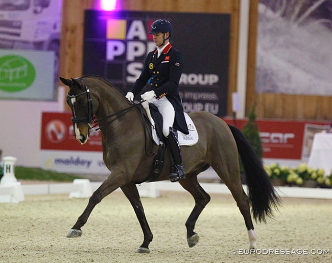 Spencer Wilton and Super Nova at the 2020 CDI Lier :: Photo © Astrid Appels