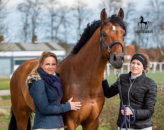 Dorothee Schneider and Hannah Rother with Arcachon in Verden :: Photo © Equitaris
