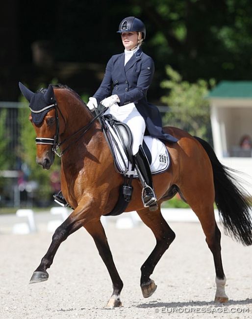 Jill Huijbregts and Zamacho Z at the 2017 CDIO Rotterdam :: Photo © Astrid Appels