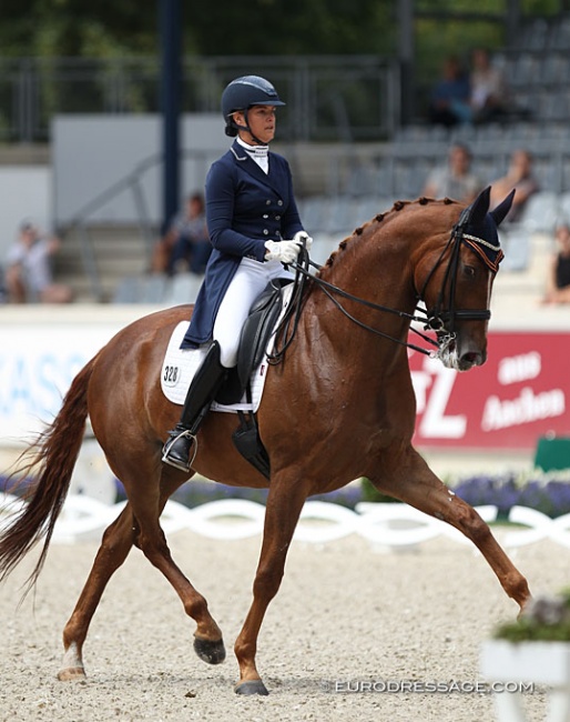 Danielle Heijkoop and Daula II at the 2018 CDIO Aachen :: Photo © Astrid Appels