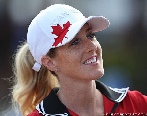 Brittany Fraser-Beaulieu at the 2018 World Equestrian Games :: Photo © Astrid Appels