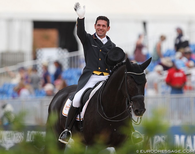 Severo Jurado Lopez at the 2018 World Equestrian Games in Tryon :: Photo © Astrid Appels