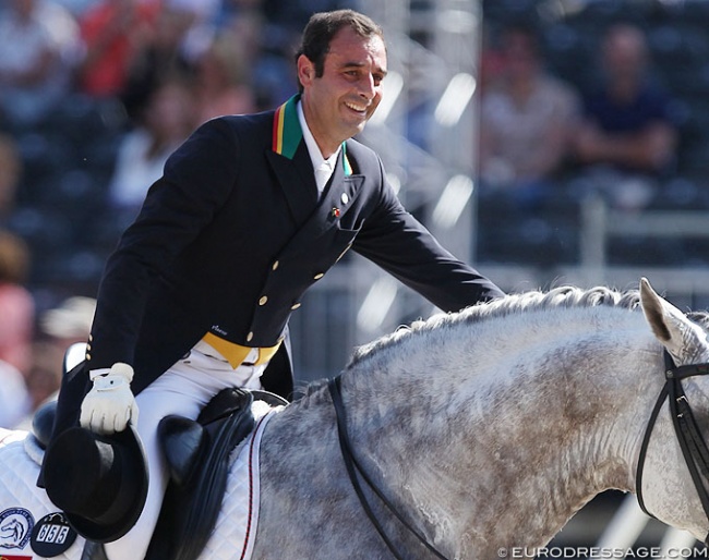 Rodrigo Torres at the 2019 European Dressage Championships in Rotterdam :: Photo © Astrid Appels