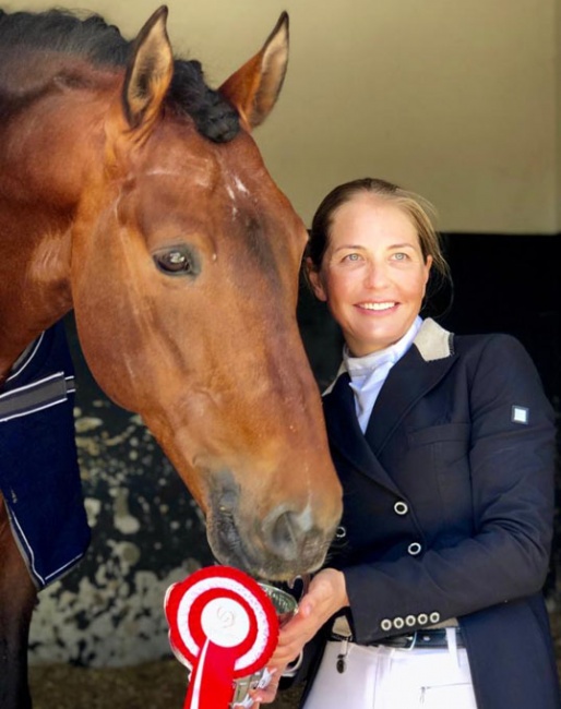 Irina Zakhrabekova and Armas Balago II achieve two personal best scores at the 2020 CDI Cascais in Portugal :: Photo © Rui Pedro Godinho