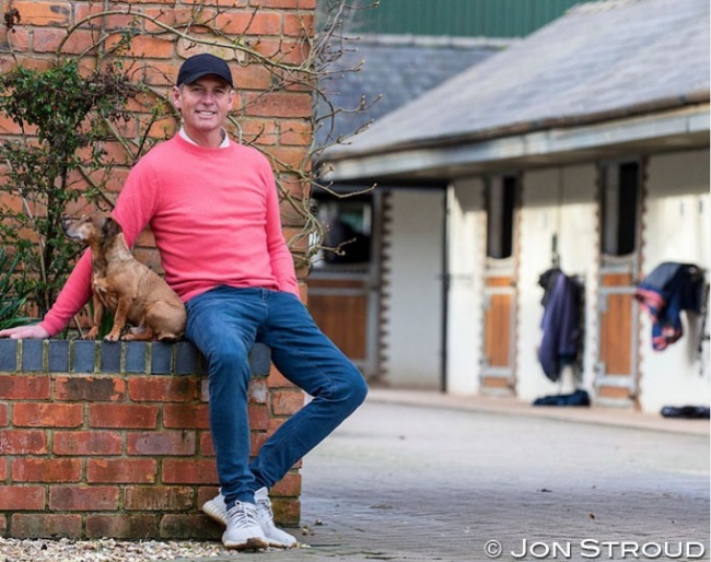 Carl Hester at his yard in Newent, Great Britain :: Photo © Jon Stroud