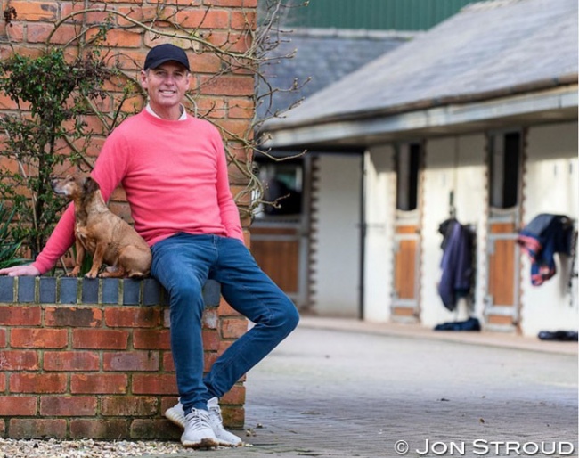 Carl Hester at his yard in Newent, Great Britain :: Photo © Jon Stroud