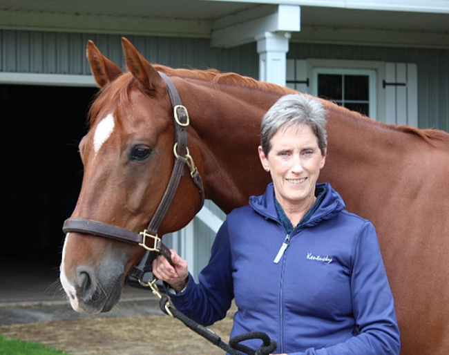 Anne Leueen followed the webinar on The Training Scale brought by Canadian Grand Prix riders Tina and Jaimey Irwin.
