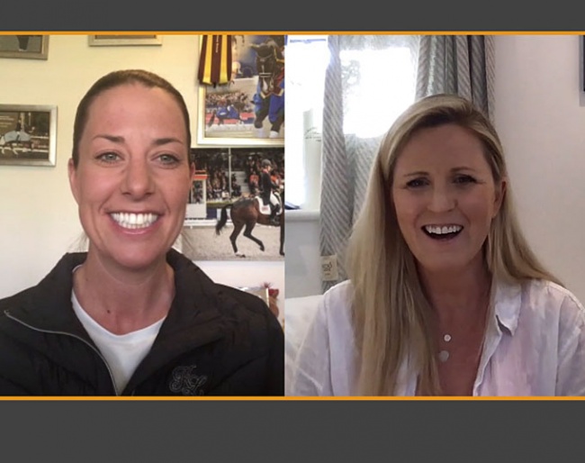 Charlotte Dujardin checks in with Horse&Country's Jenny Rudall