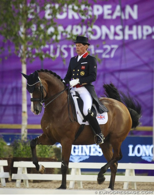 Emile Faurie on Lollipop at the 2017 European Dressage Championships in Gothenburg :: Photo © Astrid Appels